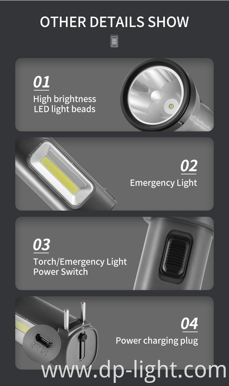 Powerful COB Torch Light